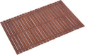 Bamboo Bath Mat Bathroom Rugs Floor Wood Shower Bathtub Waterproof Non Slip Accessories 16x24 Inch Easy to Clean, Walnut Bamboo, 1 pc