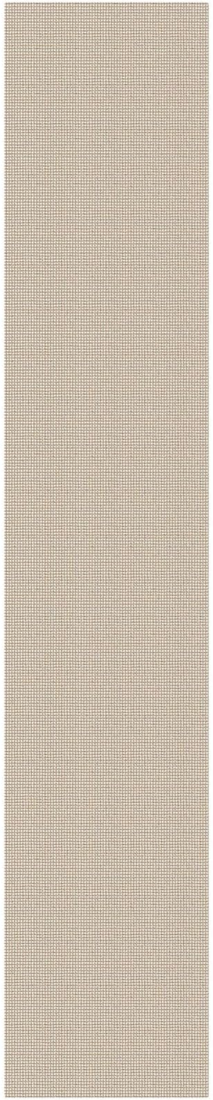 KOZYFLY 3x14 Runners Rugs for Hallway, Long Washable Runner Rug, Non Slip Rubber Backed Kitchen Runner, Flatweave Entryway Rug, Floor Carpet for Entry, Aisle, Hall, Ivory/Camel/Brown