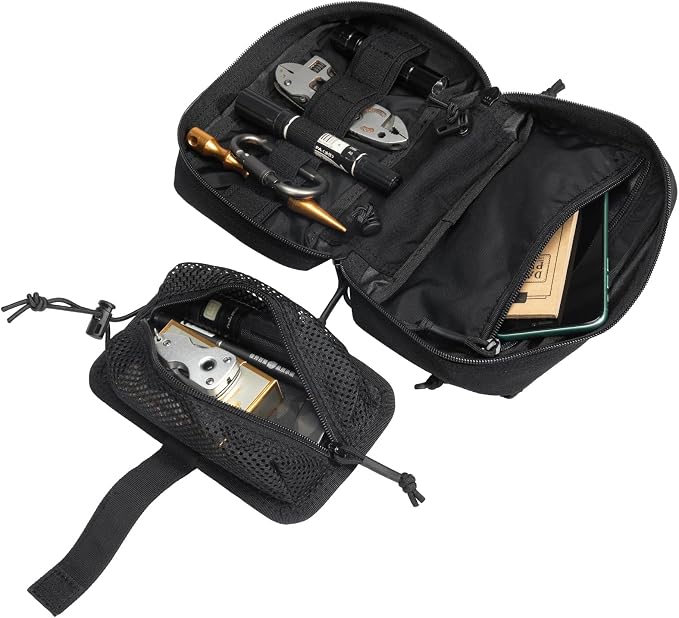 EXCELLENT ELITE SPANKER Tactical First Aid Pouch IFAK Rip Away Molle EMT Pouch Compact Admin Pouch Medical Utility Pouch Emergency Survival Kits for Tactical Vest,Backpack
