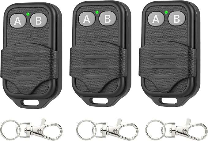 3 for LiftMaster Chamberlain Craftsman Garage Door Opener Remote Replacement 893LM 893Max 891LM 971LM 973LM 371LM 373LM Garage Door Opener Keychain Mini Sliding Cover Remote