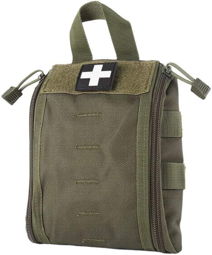 WYNEX First Aid EMT Bags, Tactical IFAK Medical Molle Pouch Military Utility Med Emergency EDC Pouches Outdoor Survival Kit Suit for Tactical Waist Belt Pack 1000 Nylon
