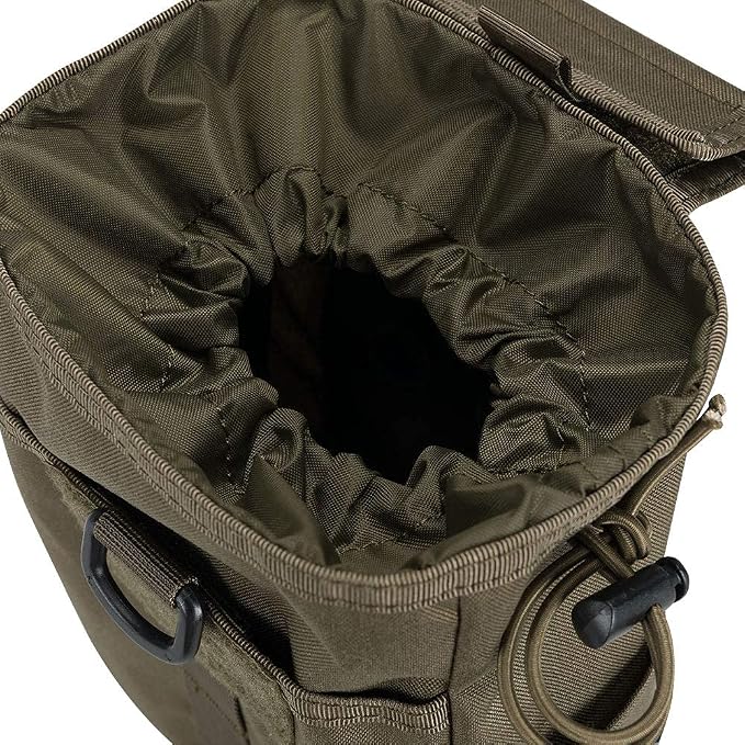 EXCELLENT ELITE SPANKER Molle Dump Pouch Drawstring Magazine Utility Pouch Folding Dump Pouch Waist Bag