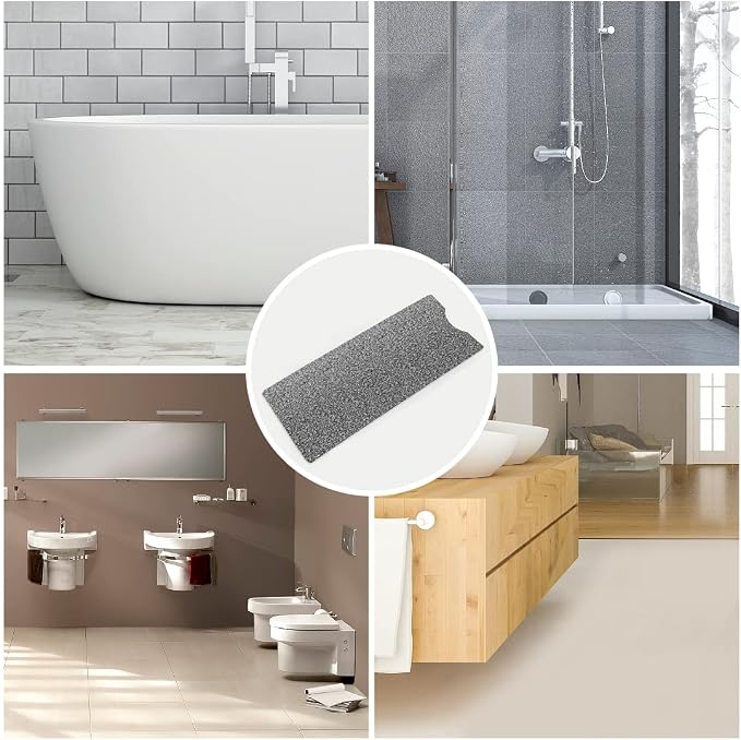 Bathtub Mat Non Slip Shower Mat Soft PVC Loofah Bath Tub Mats with Drain for Bathroom Tub 40 x 16 Inch (Mix Color)