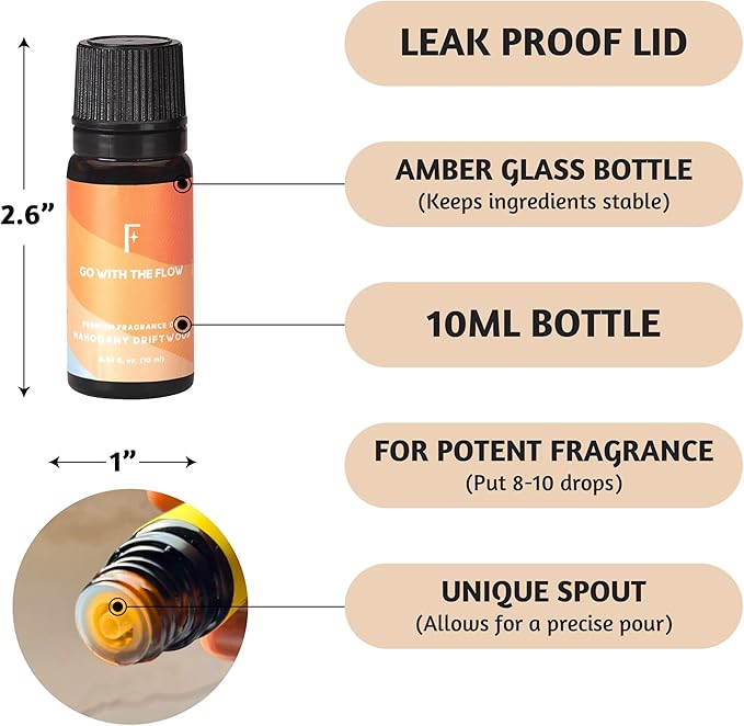 Folkulture Beach Essential Oil Set of 6 | Summer Essential Oils for Diffusers for Home, Humidifiers, Aromatherapy | Neroli, Grapefruit Fragrance Oil for Diffuser, Candle, Soap Making - Summer Vibes