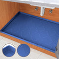 SIKADEER 31" x 22" Under Sink Mat Waterproof, Silicone Mat Kitchen Drawer Shelf and Cabinet Liner, Sink Protector for Kitchen Organizers and Storage, Boot Tray Pet Food Mats