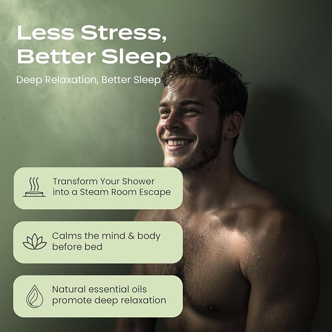 Body Restore Shower Steamers Aromatherapy 15 Pack – Fathers Day Gift for Dad, Birthday Gifts for Women & Men, Spa Stress Relief & Relaxation Self Care Gifts – Premium Tea Tree Essential Oil Tablets