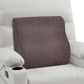 Back Support Pillow for Recliner Dual Layer Lumbar Support Pillow with Gel Memory Foam Ergonomic Orthopedic Couch Lumbar Cushions for Elderly Lower Back Pain Relief Washable Cover Brown