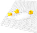 Extra Large Shower Mat, Yonala 47 x 32 Inch Non Slip Shower Mats for Inside Shower, Soft TPE Shower Floor Mat with Suction Cups and Drain Holes, Machine Washable Bathroom Shower Mat, Easy to Clean