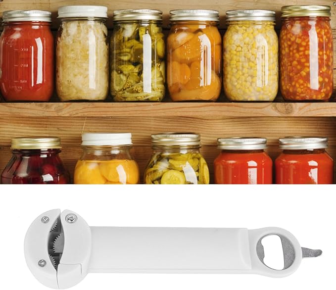 Yinhing Screwer Stainl Stainless Steel Bottle Opener 3 in Multifunctional Retractable Screw Opener Ergonomic Non Slip Design for Easy Opening Beige (Beige)