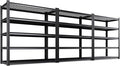 Set of 3 Garage Shelving-3000 lbs 5 Tier Storage Shelves,Adjustable Heavy Duty Metal Shelving Unit and Storage Large Wire Rack,Utility Steel Shelf for Warehouse Industrial Pantry Basement 71"x46"x18"