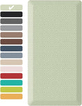 Ophanie Kitchen mats for Floor, 3/4 inch Thick, Kitchen Rugs, 20''x39'' Anti Fatigue Standing Cushioned Mat, Waterproof,Comfort Ergonomic mat for Office, Home, Sink, Sage Green Non-Slip Bottom
