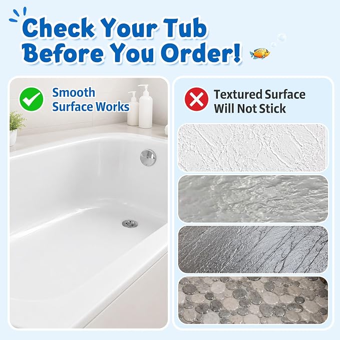 XIYUNTE Baby Bath Mat for Tub Non Slip Kids Bath Mat - 40''x16'' Extra Long Cartoon Bathtub Mat Non Slip Kids Shower Mat Eco-Friendly Toddler Bath Mats with Suction Cups, Machine Washable, Sea Turtle