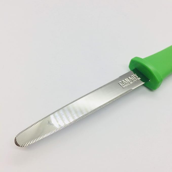 CANARY Cardboard Cutter - 7.5" Box Cutter Utility Knife for Breaking Down Boxes & Opening Packages - Made in Japan, Green