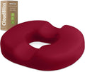 CloudBliss Donut Pillow Stadium Seat Cushion for Tailbone Pain Relief and Hemorrhoids, Memory Foam Seat Chair Cushion, Portable Seat Cushions for Bleachers, Car, Home & Office