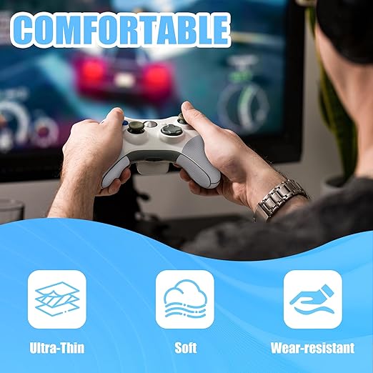 Yorwe Rubber Grip Tape, Ultra-Thin Strong Adhesive Anti-Slip Waterproof Heat Resistant Wear-Resistant Cushion Pad, Making Handles or Contact Surfaces Safer, with Grip and Comfort (Gray, 1In x 10Ft)