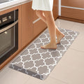 WISELIFE Kitchen Runner Rugs Anti-Fatigue mats - 4/5 Inch Non Slip Waterproof Ergonomic Comfort Mat for Kitchen, Floor Home, Office, Sink, Laundry (17.3"x 39",Khaki)