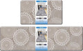 LuxStep Kitchen Mat Cushioned Rugs Anti-Fatigue Mats for Kitchen Floor,Waterproof Non-Slip Mats and Rugs Set for Office,Floor,Laundry 17.3"×30"+17.3"×59",Khaki
