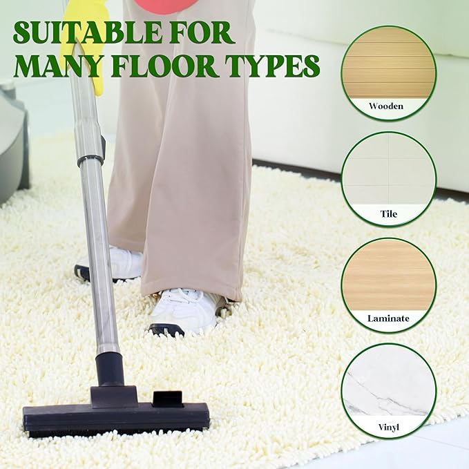 Rug Gripper Pads, 20 Pcs Super Adhesive Rug Grippers – Resuable & Washable Non-Slip Rug Stoppers, Helps Prevent Curling on Hardwood Floors and Carpet Corners