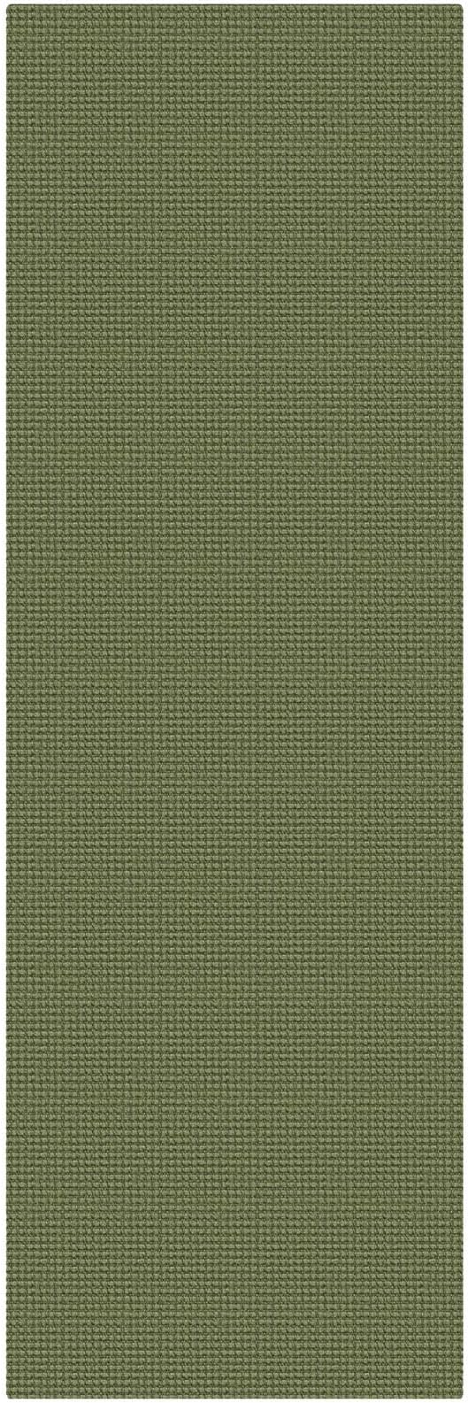 KOZYFLY Cotton Runners for Hallway 2.5'x8', Washable Runner Rug, Woven Non Slip Kitchen Runner, Braided Entryway Rug, Floor Carpet for Foyer, Bedroom, Hall, Olive Green/Earthy Green