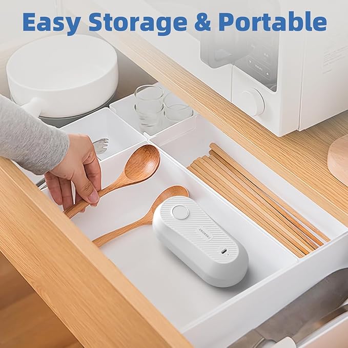 Auto Electric Can Opener, Rechargeable Can Openers for Seniors & Arthritis, One-Touch Automatic Can Opener, Hands-Free, Smooth Edge, Compact, Cordless, Food-Safe Kitchen Gadgets,White