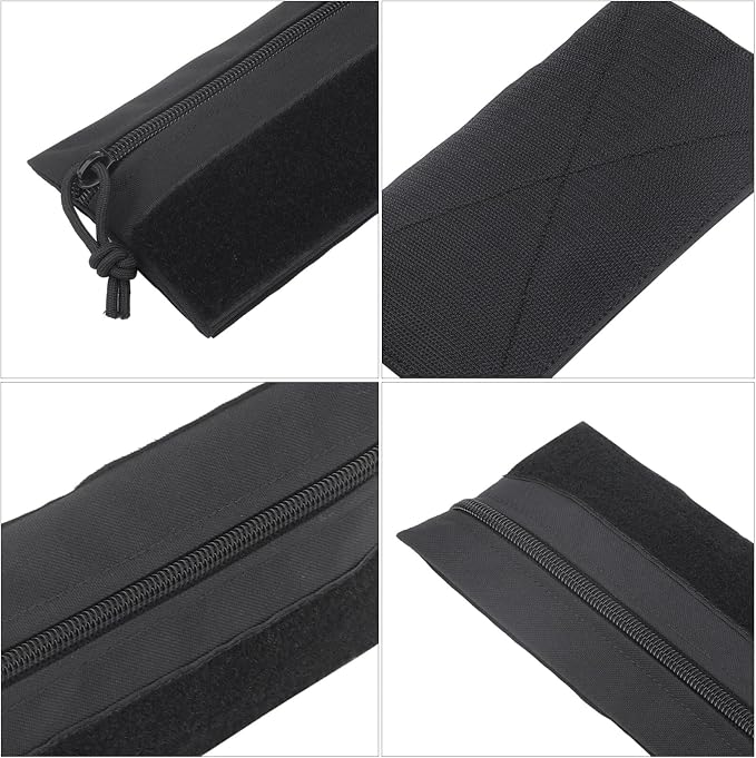 Qavctw Tactical Admin Pouch Bag with Hook and Loop Tool Storage Bag Snack Pouch Candy Bag Hanging Pouches Backpack Accessory Pouch