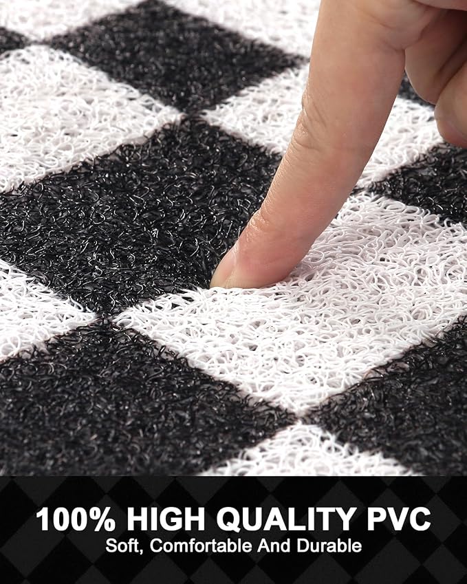 Bathtub Mat Non Slip - Anti Slip Shower Mat, Quick Drying Bath Tub Mats, Soft PVC Loofah Foot Massage Mat, Bath Mat for Shower, Tub, Bathroom, Floor, Kitchen, Pool, Hotel