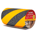Anti Slip Tape Black Yellow 8Inch x 30FT Non Skid Tape, Best Grip Non Slip Strips Tape High Traction Friction Abrasive Adhesive for Stairs Step Indoor Outdoor