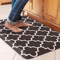 WISELIFE Anti Fatigue Floor Mat - 4/5 Inch Kitchen Mat Non Slip Waterproof Heavy Duty Ergonomic Comfort Mat Durable for Home, Office, Sink, Laundry,(17.3" x 28", Chocolate)