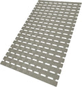Bathtub Shower Mat, Pet Dog Bathing Non-Slip Mat, Dog Bath mat for tub, Quick Drain Bathtub Mat with Suction Cups & Drain Holes for Bathroom, 27 X 15.7 Inch (Khaki)