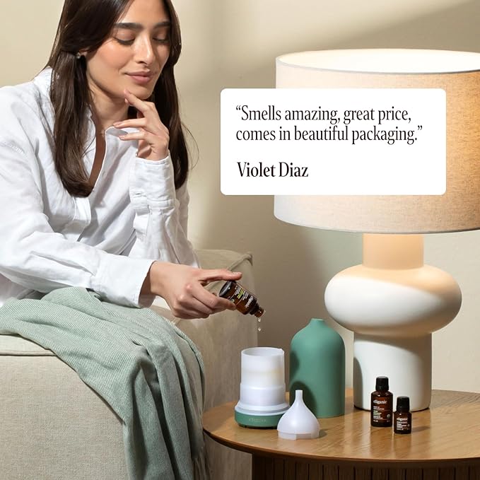 Cliganic Organic Cardamom Essential Oil - 100% Pure Natural for Aromatherapy Diffuser | Non-GMO Verified