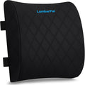 LumbarPal Lumbar Support Pillow for Office Chair Back Support Lumbar Pillow for Car, Gaming, Office Chair - Improve Sitting Posture & Back Pain Relief, Memory Foam, Adjustable Straps, Black