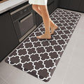 WISELIFE Anti Fatigue Floor Mat - 4/5 Inch Thick Kitchen Mat Non Slip Waterproof Heavy Duty Ergonomic Comfort Mat Durable for Home, Office, Sink, Laundry,(24" x 70", Chocolate)