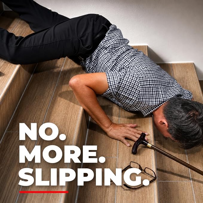 WOD Heavy Duty Anti Slip Tape Gray - 6 inch x 60 ft. Non Skid Treads Weather Proof Indoor/Outdoor Traction Tape for No Slip Stairs ASTC32