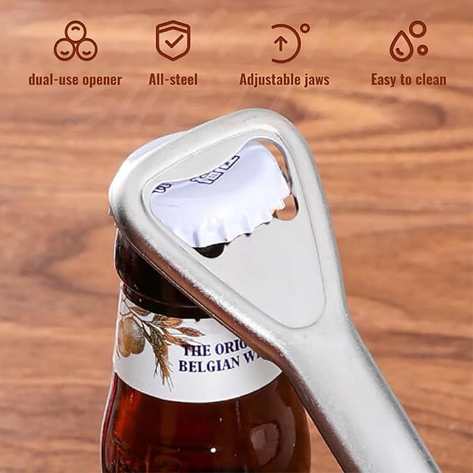 2 in 1 Adjustable Jar Opener, 2024 New Adjustable Jar Opener for Weak Hands Multi-function Can Opener Manual Lid Gripper Opener and Bottle Opener Tool for Home Kitchen Gadgets (2Pcs)