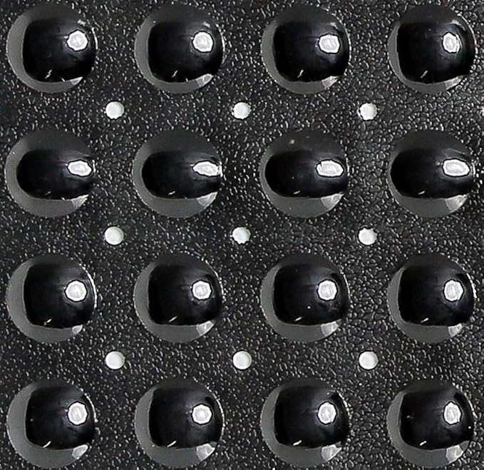 Extra-Long Non-Slip Bathtub & Shower Mat 39”x16” (Smooth/Non-Textured Tubs Only) Safe, Clean, Machine-Washable, Superior Grip&Drainage, Vinyl, Opaque Black