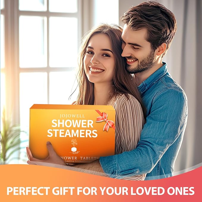 Shower Steamers Aromatherapy with Essential Oils - 12 Pack Birthday Gifts for Women, Mothers Day Gifts for Mom Wife Grandma from Daughter Son, Home Spa Self Care Gifts for Women Who Have Everything