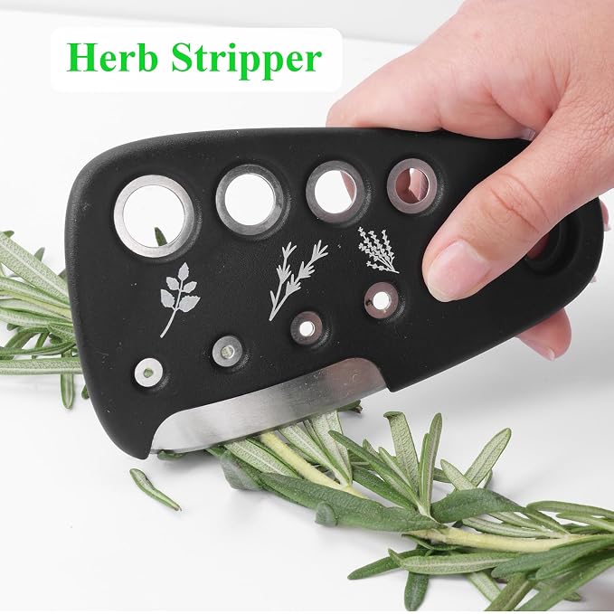 2 Pack Kitchen Gadgets Set 12 Pieces, Space Saving Cooking Tools Kitchen Accessories-Garlic Grinder, Cheese Grater, Vegetable Peeler, Pizza Cutter, Herb Stripper, Bottle Opener, Gadgets Gift Set