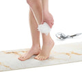 Non Slip Bathtub Mat Shower Mat for Tub - Loofah Bath Mats for Bathroom - 40x16 Bathtub Floor Mat - Textured Anti Slip Bath Mat Without Suction Cups - Secure Mat for Wet Areas (40x16 White Gold)