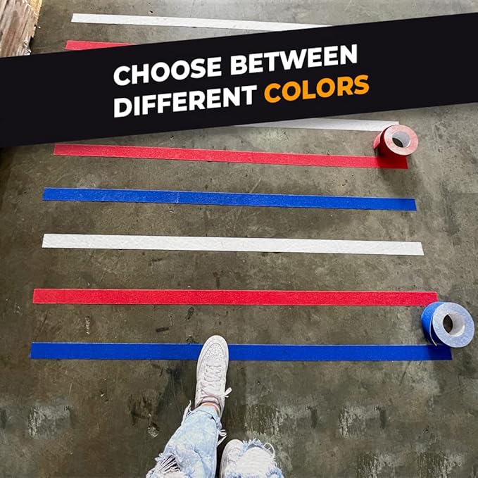WOD Heavy Duty Anti Slip Tape Black - 3 inch x 30 ft. Non Skid Treads Weather Proof Indoor/Outdoor Traction Tape for No Slip Stairs ASTC32