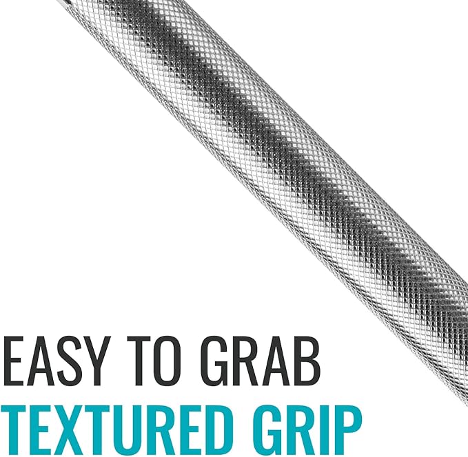 DMI Textured Grab Bars, Handicap Grab Bars for Bathroom, Shower Rails, Grab Bar for Handicap and Elderly, Perfect for Bathroom Shower Safety, Rust-Resistant Steel, 16", Chrome, FSA & HSA Eligible