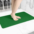 Hargiis Non-Slip Bathtub Mat, Anti Slip Shower Mat, Fast Drying Bathtub Mats, Foot Scrubber Mat, Anti Slip Mat for Tub, Floor, Bathroom, Kitchen, Home, Hotel (Dark Green 40"×16")