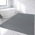 Extra Large Non-Slip Shower Mat,47.3 x 31.5Inch Bathtub Mat,Non Slip Bathroom Mat for Elderly, Easy to Dry, Fast-Dry Drainage Hole, Easy to Prune