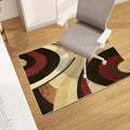 Office Chair Mat for Hardwood Floor, 48"x36" Easy Glide Computer Desk Mat Protector for Rolling Chair Under Desk Rug Nonslip Backing, Machine Wash, (Modern)