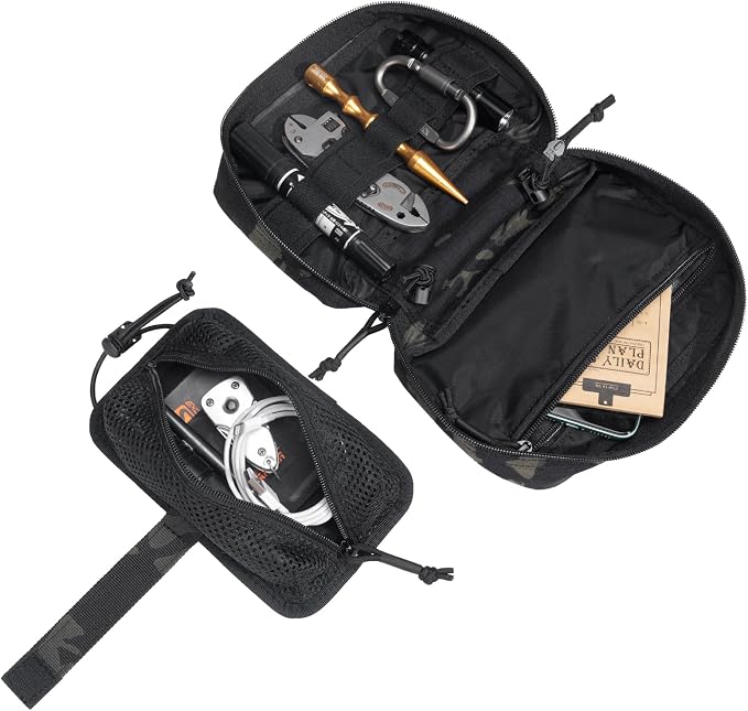 EXCELLENT ELITE SPANKER Tactical First Aid Pouch IFAK Rip Away Molle EMT Pouch Compact Admin Pouch Medical Utility Pouch Emergency Survival Kits for Tactical Vest,Backpack