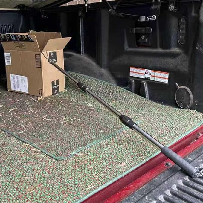 Cargo Grabber Reach Retriever Tool, 16-36 Inches Truck Bed Accessories Telescoping Pull Pole with Two Hooks, Used for Pickup Truck, SUV, Improve Efficiency and Portable