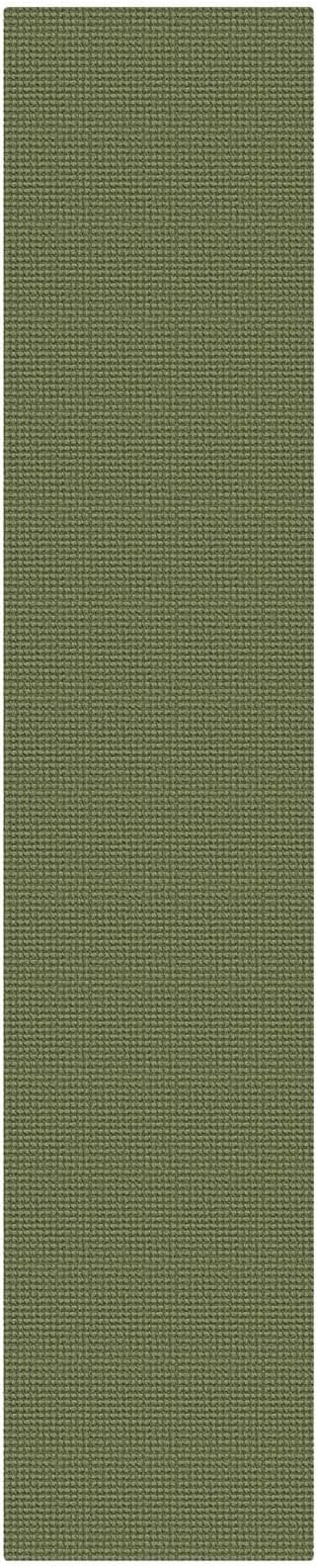 KOZYFLY Runners Rugs for Hallway 2x10, Washable Runner Rug, Woven Non Slip Kitchen Runner, Braided Entryway Rug, Floor Carpet for Entry, Aisle, Hall, Olive Green/Earthy Green