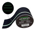 COSIMIXO 4" x 33FT Anti Slip Tape with Glow in The Dark Stripe,Premium Grip Tape Non Slip Stair Treads Tape,Non Skid Tape, High Traction Adhesive for Stairs Step Black/Green
