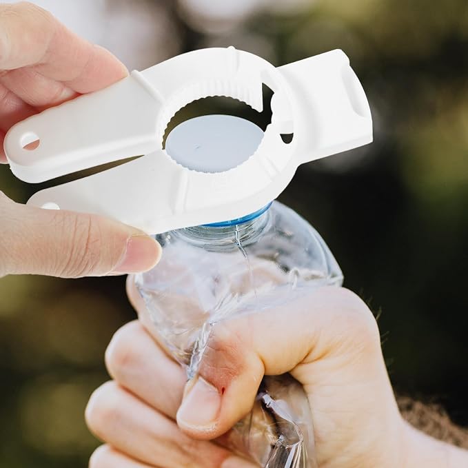 MAGICLULU 2-Pack Multifunction Bottle Opener can Opener Set with Ergonomic Anti-Slip Grip for Seniors and Weak Hands Compact Kitchen Gadget 4.13X1.96X0.47In