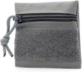 Qavctw Tactical Admin Pouch Bag with Hook and Loop Tool Storage Bag Snack Pouch Candy Bag Hanging Pouches Backpack Accessory Pouch