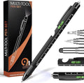 Fathers Day Dad Gifts from Daughter Son Wife, Easter Gifts for Men, 9 in 1 Multitool Pen, Cool Tools Gadgets Birthday Christmas Stocking Stuffers for Husband Him Adult Dad